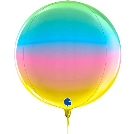 Ballon Globe Arc en Ciel