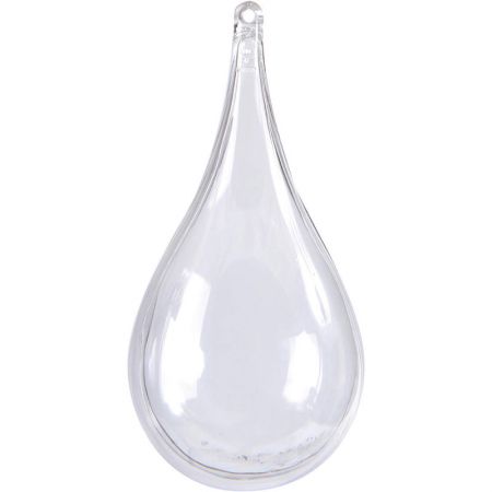 Goutte en plastique transparente (par 3)