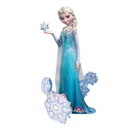 Ballon Reine des Neige Elsa Airwalkers