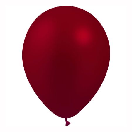 Ballon bordeaux métal