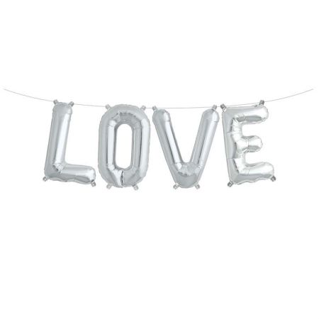 Ballons Kit Love Argent