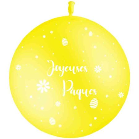 Ballon 2P Joyeuses Pâques sens Air