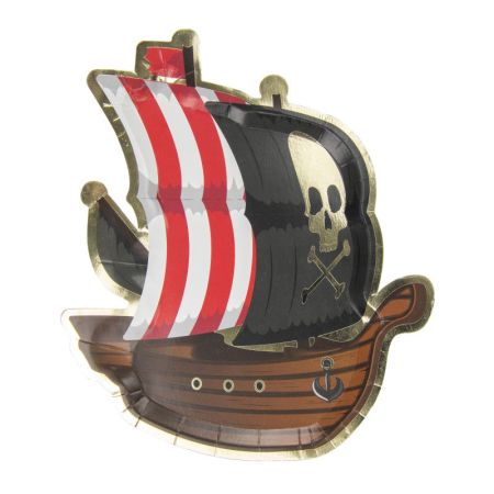 Assiette Bateau Pirate