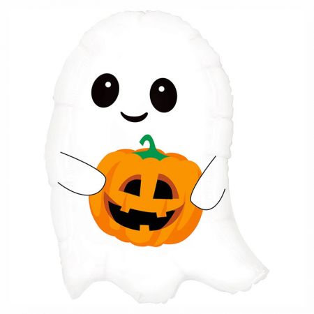 Ballon Halloween Fantome Citrouille