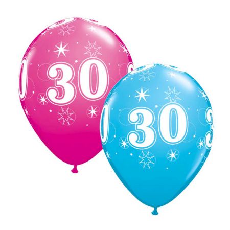 Ballon Qualatex 30 ans Eclats