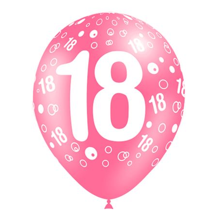 Ballon Nombre tout autour par 8 (18 à70)
