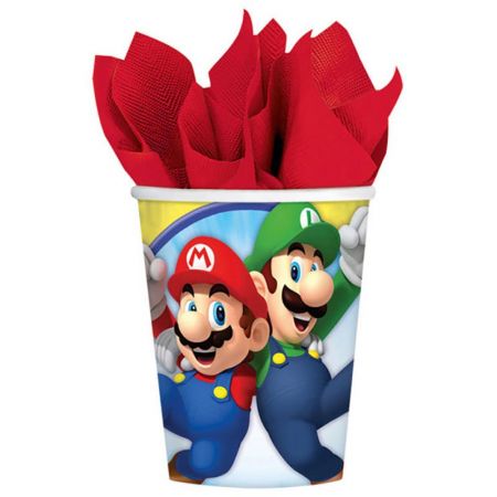 Gobelet jetable Mario
