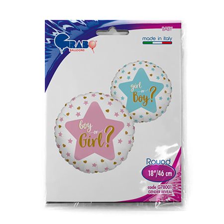Ballon Gender Reveal Rond