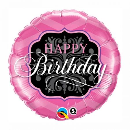 Ballon Happy Birthday Feminin Fun