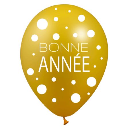 Ballon Bonne année Or