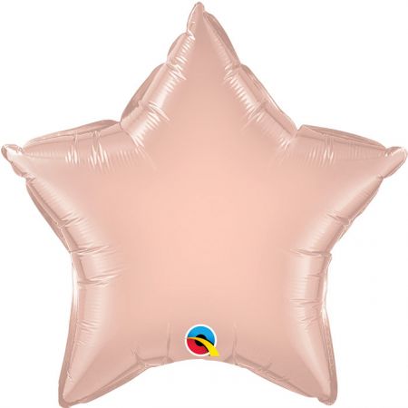 Ballon Mylar étoile rose gold