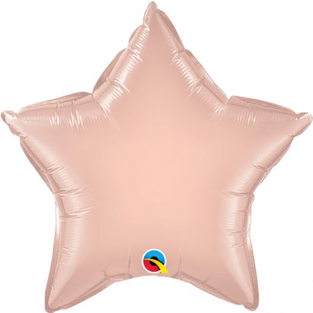 Ballon Mylar étoile rose gold