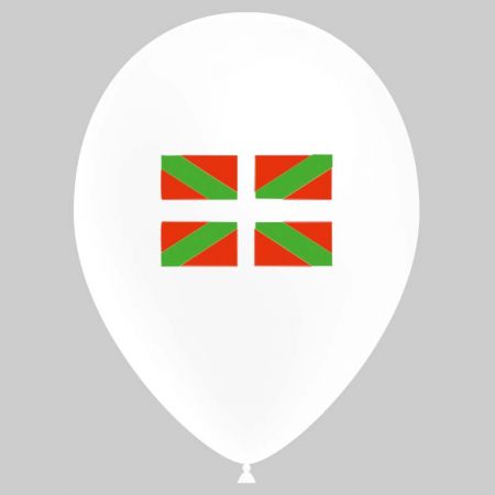 Ballon drapeau Pays Basque (latex)