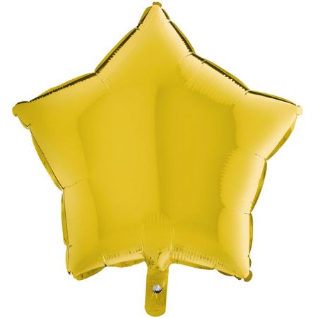 Ballon Mylar Etoile Jaune Pastel