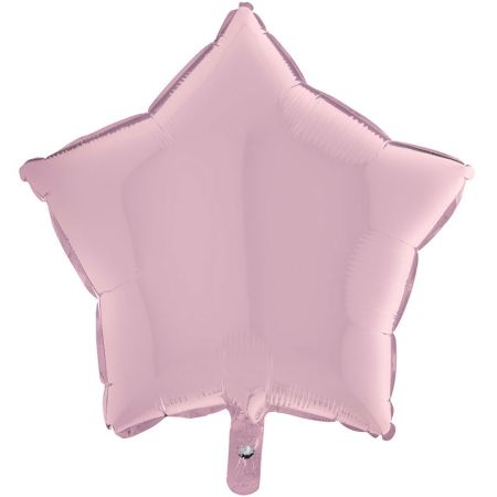 Ballon Mylar Etoile Rose Pastel