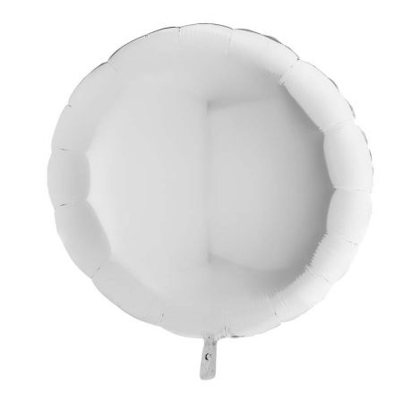 Ballon Mylar Rond Blanc