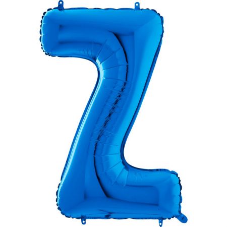 Ballon aluminium Z Bleu