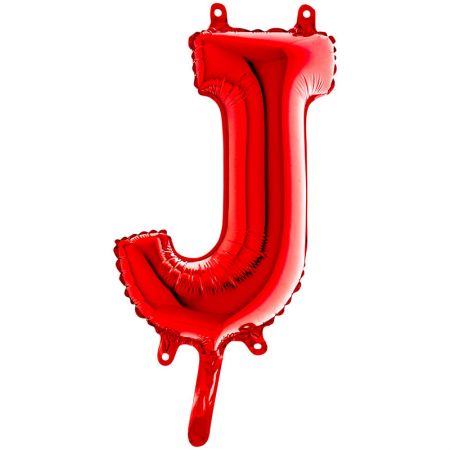 Ballon aluminium J Rouge