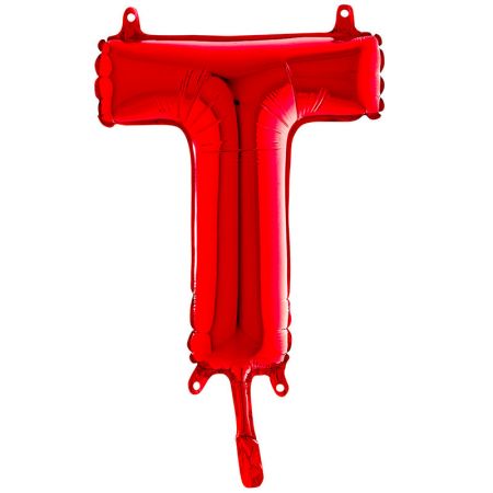 Ballon aluminium T Rouge