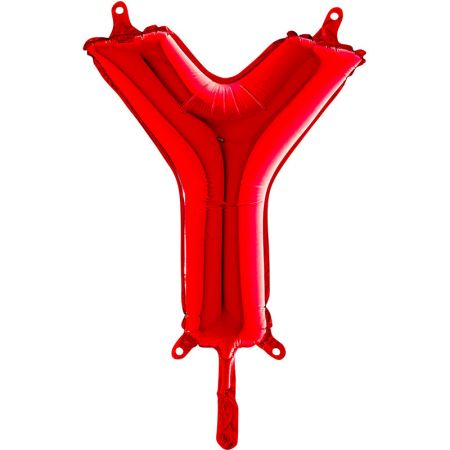 Ballon aluminium Y Rouge