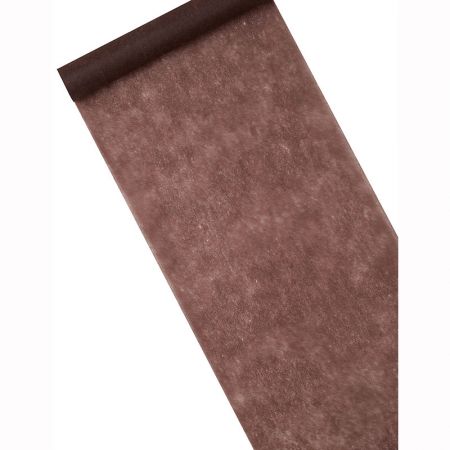 Chemin de Table Intissé Marron 10 mètres