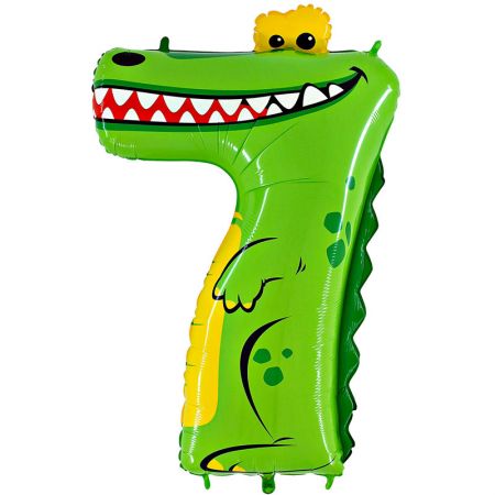 Ballon chiffre 7 Animaloons