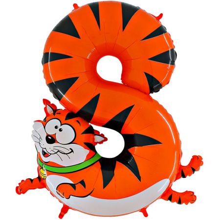 Ballon chiffre 8 Animaloons