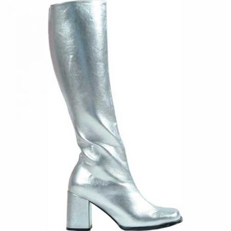 Bottes Gogo 60's Argent