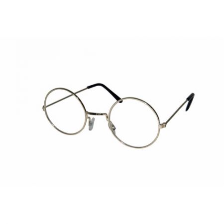 Lunettes métal rondes avec verres or