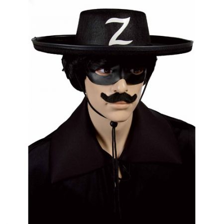 Chapeau feutre bandit masqué