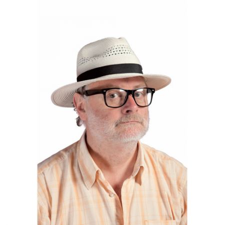 Chapeau Panama avec ruban noir