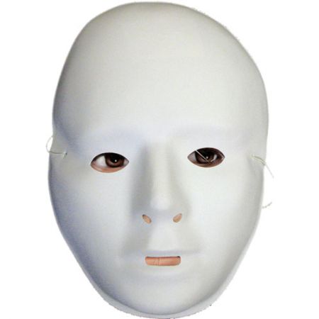 Masque Blanc Dur homme
