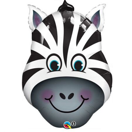 Ballon tête de zèbre