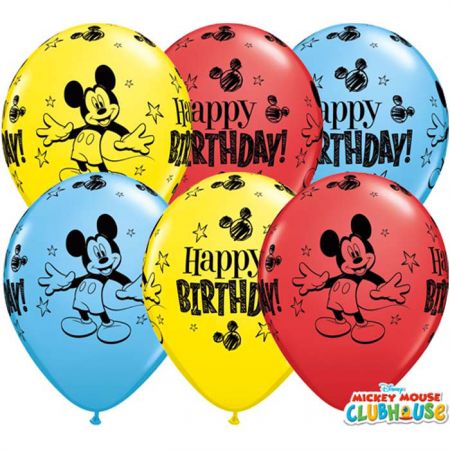 Ballon Latex Anniversaire Mickey