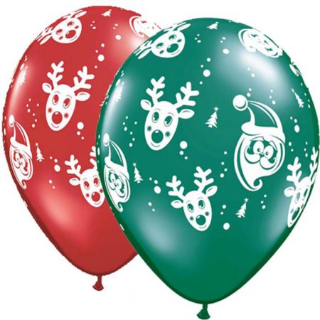 Ballon Noël Renne tout autour
