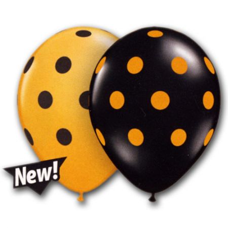 Ballon Halloween à pois