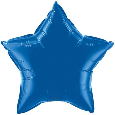 Ballon Mylar étoile bleu foncé