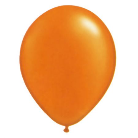 Ballon Orange Mandarine Perlé (Mandarin Orange)