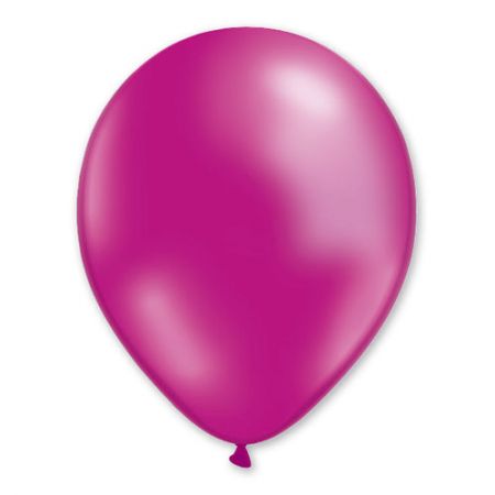 Ballon fushia métal