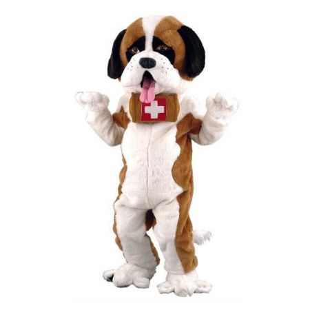 Déguisement mascotte Saint Bernard