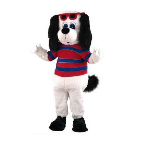 Déguisement mascotte chien vacancier