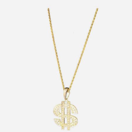 Collier Dollar 8 cm