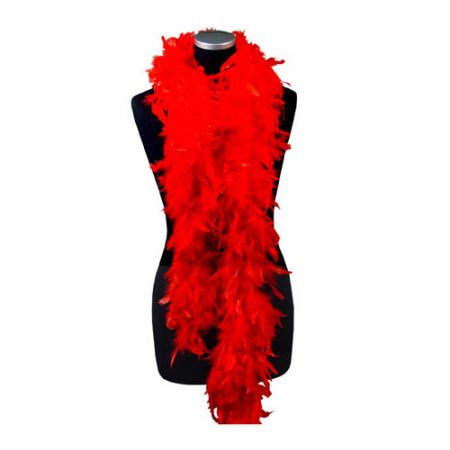 Boa Plumes 1,80m 50 g Rouge