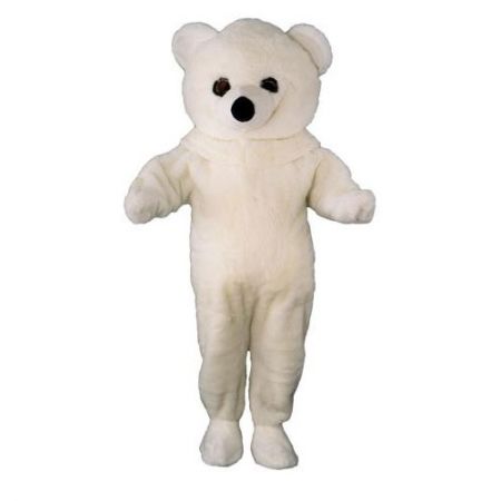 Déguisement mascotte ours blanc