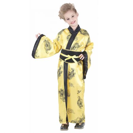 Déguisement Chinoise jaune fille