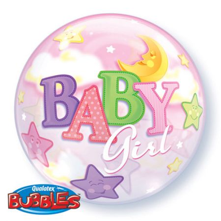 Ballon Bubble Baby Girl